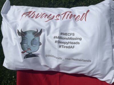 a pillow with a cartoon character on it. #MECFS #MillionsMissing #SleepyHeads #TiredAF @iMithrandir_ The Netherlands